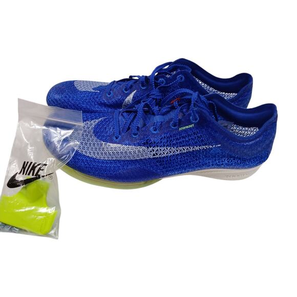 Nike Air Zoom Victory Racer Blue Track & Field Spikes Men Sz 8 CD4385-400 New - Picture 1 of 9